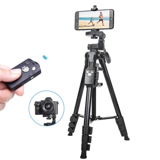 YUNTENG 6108 Camera Tripod With Mobile Phone Bluetooth Remote Control - free shipping - PMC Jewellery - Order now!