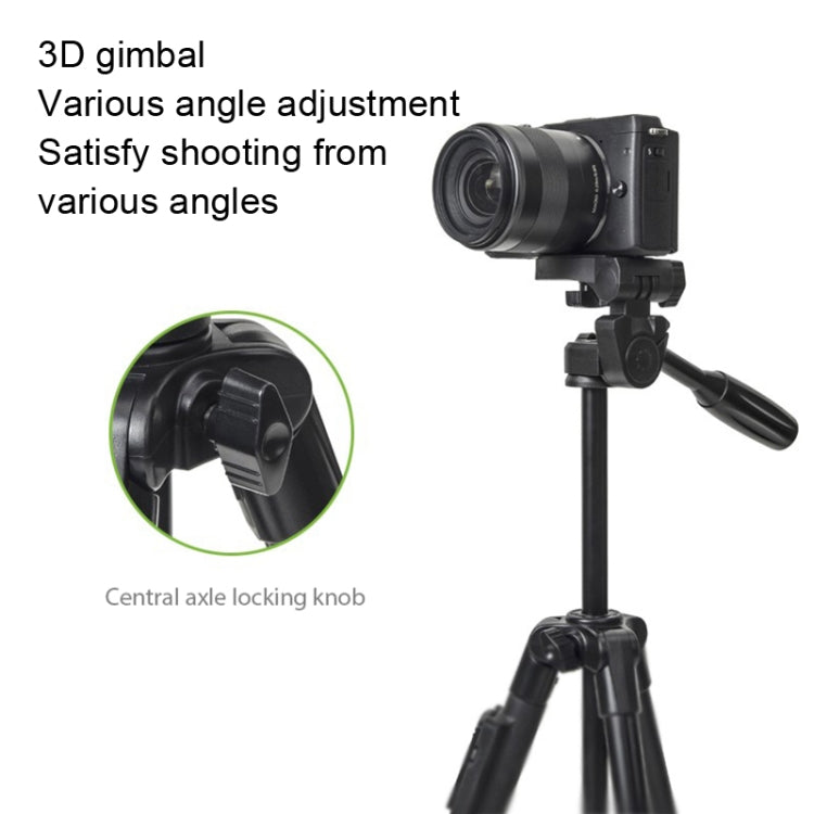YUNTENG 6108 Camera Tripod With Mobile Phone Bluetooth Remote Control - free shipping - PMC Jewellery - Order now!