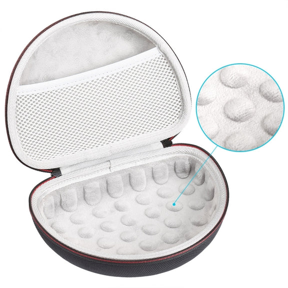For JBL T450BT/500BT  Wireless Headset Storage Case Bag(White Velvet Lining)