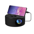 YT200 320 X 180P LED HD Mini Projector USB Powered Support Wired Connection Phone Screen(Black) - Mini Projector by PMC TechLife | Online Shopping South Africa | PMC TechLife
