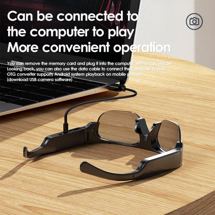 XV16 Anti-blue Light Cycling Wireless DV Sports BT Headset Audio Smart Glasses(Black) - Bluetooth Earphone by PMC TechLife | Online Shopping South Africa | PMC TechLife