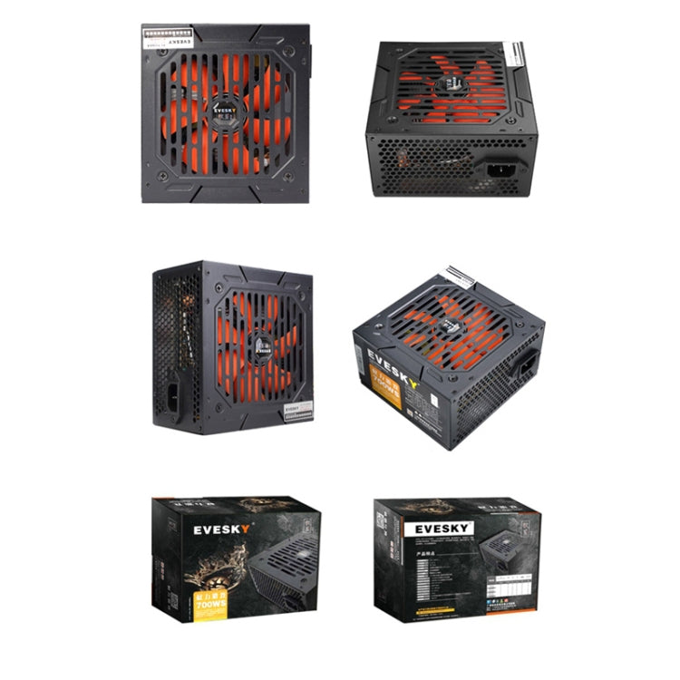 EVESKY  700WS  ATX 12V Computer Power Supply With 12cm Fan - PC Power Supplies by EVESKY | Online Shopping South Africa | PMC TechLife | Buy Now Pay Later Mobicred