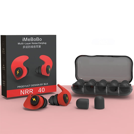Anti-noise Sleep Earplugs Soundproof Earplugs(Red) - free shipping - PMC Jewellery - Order now!