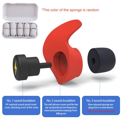 Anti-noise Sleep Earplugs Soundproof Earplugs(Black) - free shipping - PMC Jewellery - Order now!