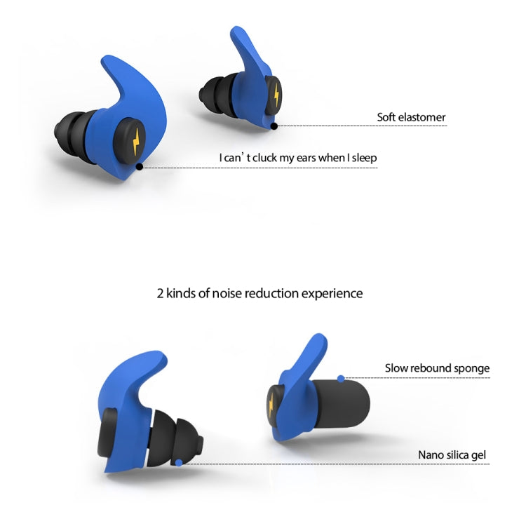 Anti-noise Sleep Earplugs Soundproof Earplugs(Black) - free shipping - PMC Jewellery - Order now!