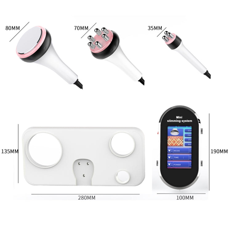 Beemyi 3 In 1 40K Ultrasonic Cavitation Body Slimming Machine RF Beauty Device EU Plug