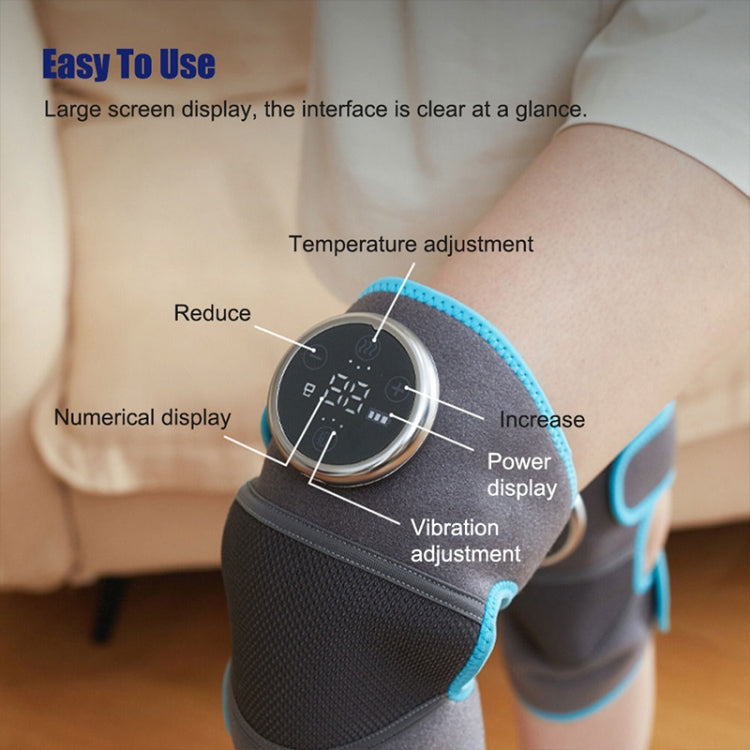 Electric Heating Therapy Knee Warm Knee Pad Brace Massage,Spec: Single Without Vibration