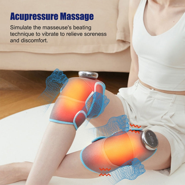 Electric Heating Therapy Knee Warm Knee Pad Brace Massage,Spec: Double Without Vibration - Massage & Relaxation by PMC TechLife | Online Shopping South Africa | PMC TechLife