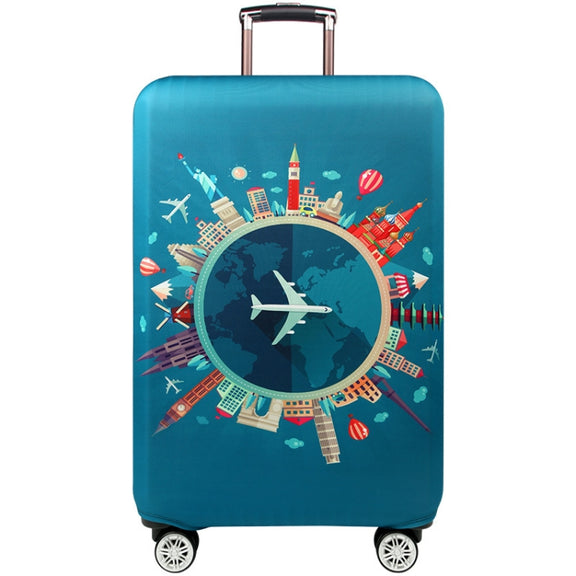 Luggage Thickening Wear-resistant Elastic Anti-dust Protection Cover, Size: M(Worldwide Travel)