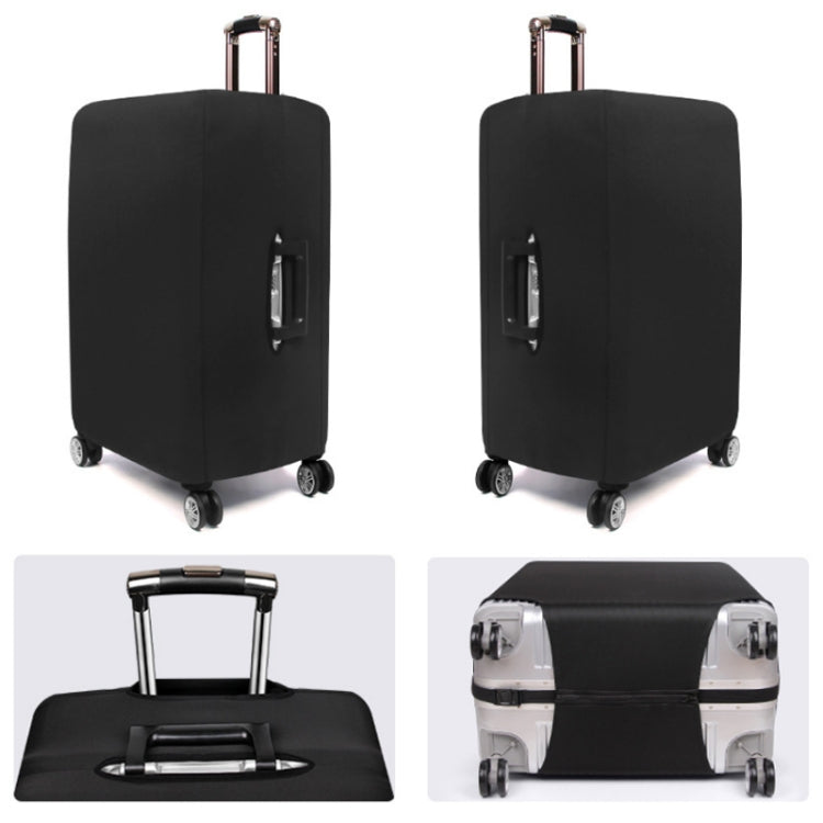 Thickened Wear-resistant Stretch Luggage Dust-proof Protective Cover, Size: M(Black)