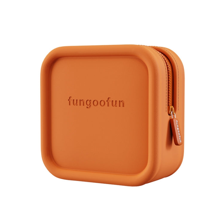 Fungoofun Candy Color EVA Travel Digital Storage Bag Cosmetic Bag, Color: Square Orange - free shipping - PMC TechLife - Order now!