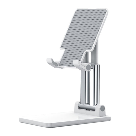 SSKY X5 Desktop Phone Live Foldable Tablet Bracket, Style: Double Rod Phone Version (White) - free shipping - PMC Jewellery - Order now!