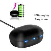 TWS In-Ear Sound Amplifier For Elderly Hearing Aid Headphones(Black)