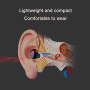 TWS In-Ear Sound Amplifier For Elderly Hearing Aid Headphones(Black)