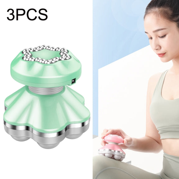 XF-76 Mini Massager USB Vibrator Whole Body Home Massager(Green)