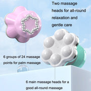 XF-76 Mini Massager USB Vibrator Whole Body Home Massager(Blue)
