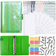 A6 Illusion Magic Square Loose-leaf PU Notebook Cash Budget Book(Green) - Notebooks by PMC TechLife | Online Shopping South Africa | PMC TechLife