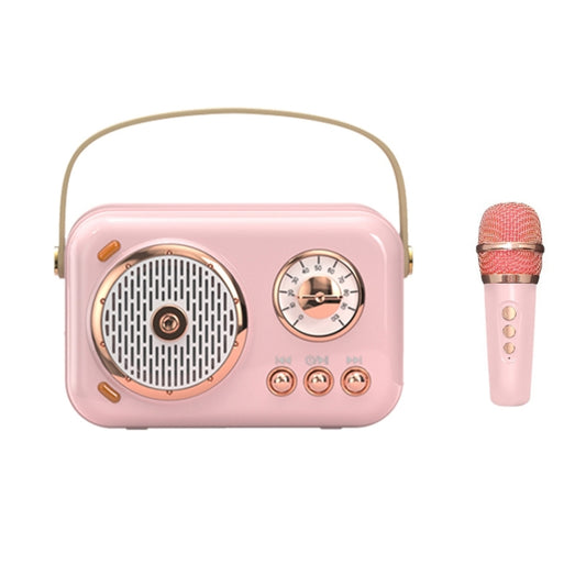 POLVCDG B152 Multi-Functional Small Family KTV Karaoke Microphone Sound Integration(Pink) - Desktop Speaker by POLVCDG | Online Shopping South Africa | PMC Jewellery | Buy Now Pay Later Mobicred