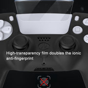 For PS5 Game Controller Joystick Cap Silicone Protective Cover Kit Dustproof Case(Black Polka Dots)