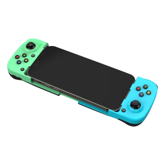 D3 Telescopic BT 5.0 Game Controller For IOS Android Mobile Phone(Blue Green)