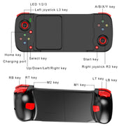 D3 Telescopic BT 5.0 Game Controller For IOS Android Mobile Phone(Blue Green)