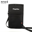 Tingofine YT5 Multifunctional Travel Passport RFID Anti-theft Document Bag Waterproof Passport Holder(Black) - free shipping - PMC TechLife - Order now!