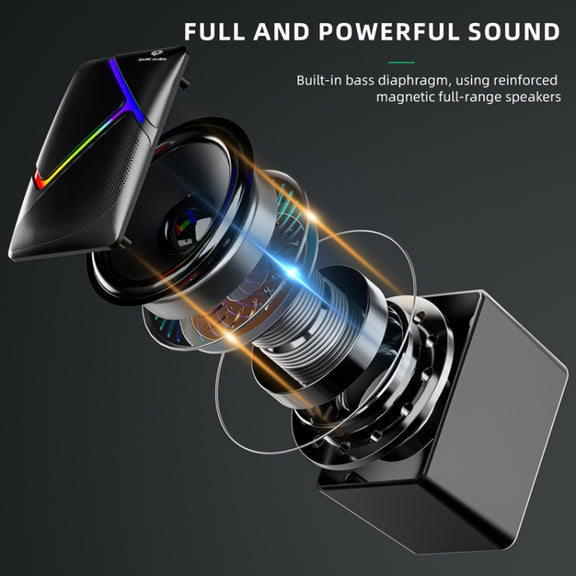 Dark Alien S-510 Computer USB Wired Computer Stereo Home Multifunctional Stereo, Cable Length: 1.2m