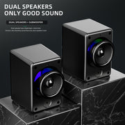 Dark Alien S-510 Computer USB Wired Computer Stereo Home Multifunctional Stereo, Cable Length: 1.2m