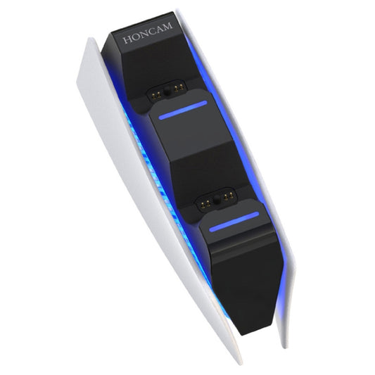 HONCAM For PS5 Gamepad Charger Dual Dock Charger(White) - free shipping - PMC Jewellery - Order now!