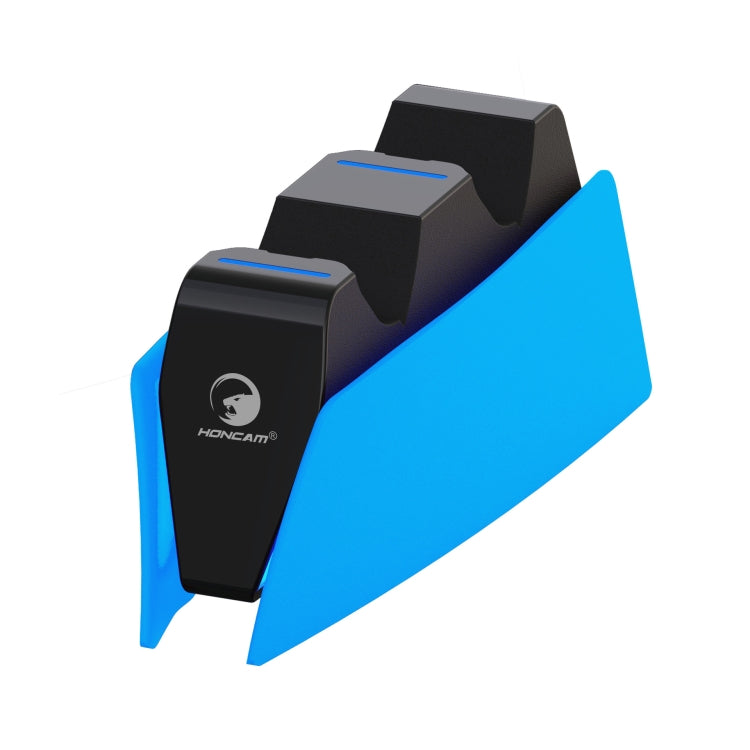 HONCAM For PS5 Gamepad Charger Dual Dock Charger(Blue) - free shipping - PMC Jewellery - Order now!