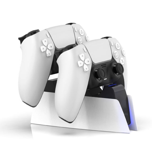 HONCAM For PS5 Gamepad Charger Dual Dock Charger(Black)