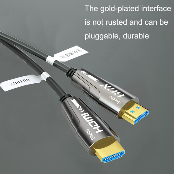 HDMI 2.0 Male To HDMI 2.0 Male 4K HD Active Optical Cable, Cable Length: 8m