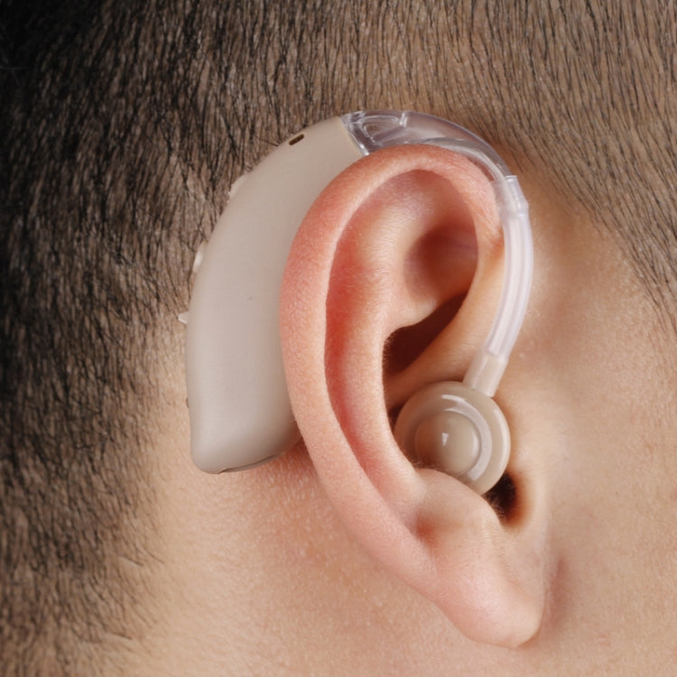GM-105 Smart Noise Cancelling Ear-hook Rechargeable Elderly Hearing Aids, Spec: US Pulg(Skin Color) - Hearing Aids by PMC TechLife | Online Shopping South Africa | PMC TechLife