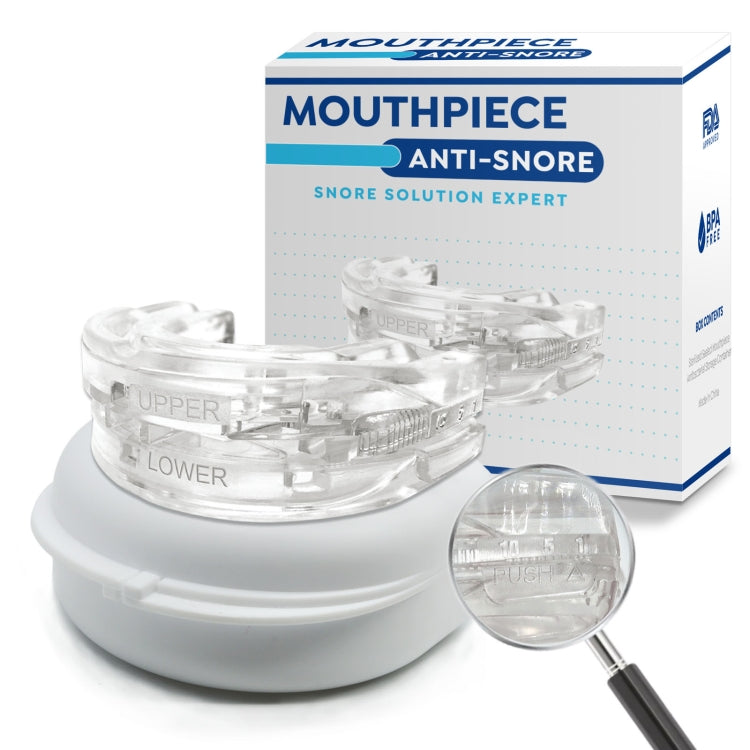 Dental Tray Adjustable Bite Sleep Aid Anti-Snoring Teeth Whitening Sports Braces(White) - free shipping - PMC Jewellery - Order now!