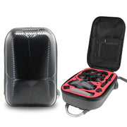 For DJI Avata Carbon Fiber Backpack Shockproof And Water-resistant Bag(Black and Gray)