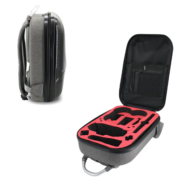 For DJI Avata Carbon Fiber Backpack Shockproof And Water-resistant Bag(Black and Gray)
