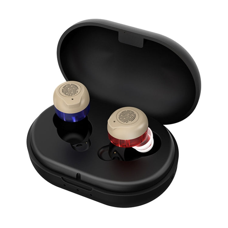 GM-902 Wireless Magnetic Charging Hearing Aids Elderly Sound Amplifier(Red Blue+Black) - Hearing Aids by PMC TechLife | Online Shopping South Africa | PMC TechLife | Buy Now Pay Later Mobicred