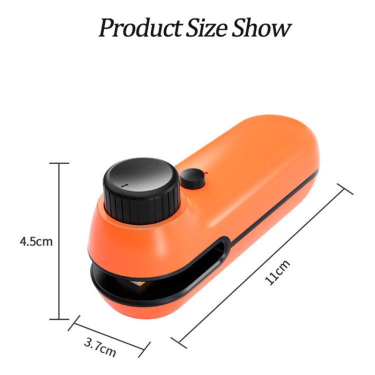 W-168 Knob Charging Sealing/Opening Machine Mini Snack Moisture Sealer(Green)