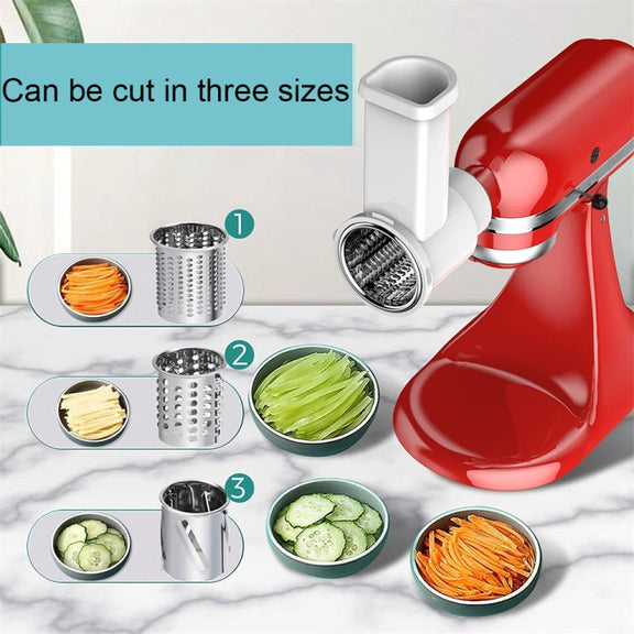 For KitchenAid 4.5QT/5QT Vertical Mixer Kitchen Vegetable Slicer and Grater(KA-006)