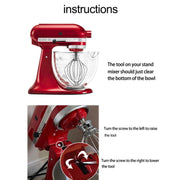 For KitchenAid Stand Mixer  6QT Dough Hook Stainless Steel Accessories