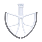KA-6B For KitchenAid 6-Quart Bowl Lift Stand Mixer Plastic Flat Beater Paddle with Silicone Edges