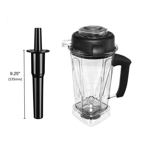 For Vitamix 760/5000/5200 Blenders Standard 64oz Container Blender Tamper Tool(Black)