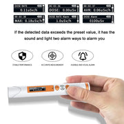 Pen Type Nuclear Radiation Detector Geiger Counter Sound Light Alarm