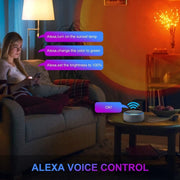 Sunset Background Remote Control RGB Floor Ambient Projection Light Bluetooth APP