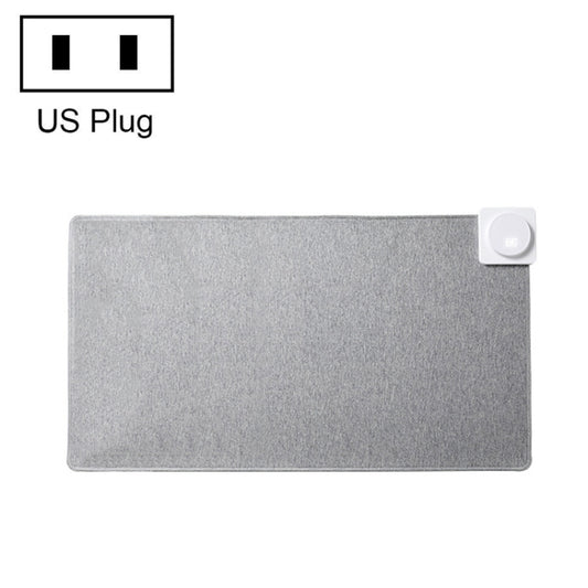 Joyroom JR-CY335 220V Smart Office Desktop Heating Thermostatic Mouse Pad, US Plug, Size: 60x36cm(Llight Gray) - free shipping - PMC Jewellery - Order now!