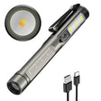 DT005 LED White + Yellow Pen Light Rechargeable Flashlight Doctor Nurse Pen Lighting - LED Flashlight by PMC TechLife | Online Shopping South Africa | PMC TechLife
