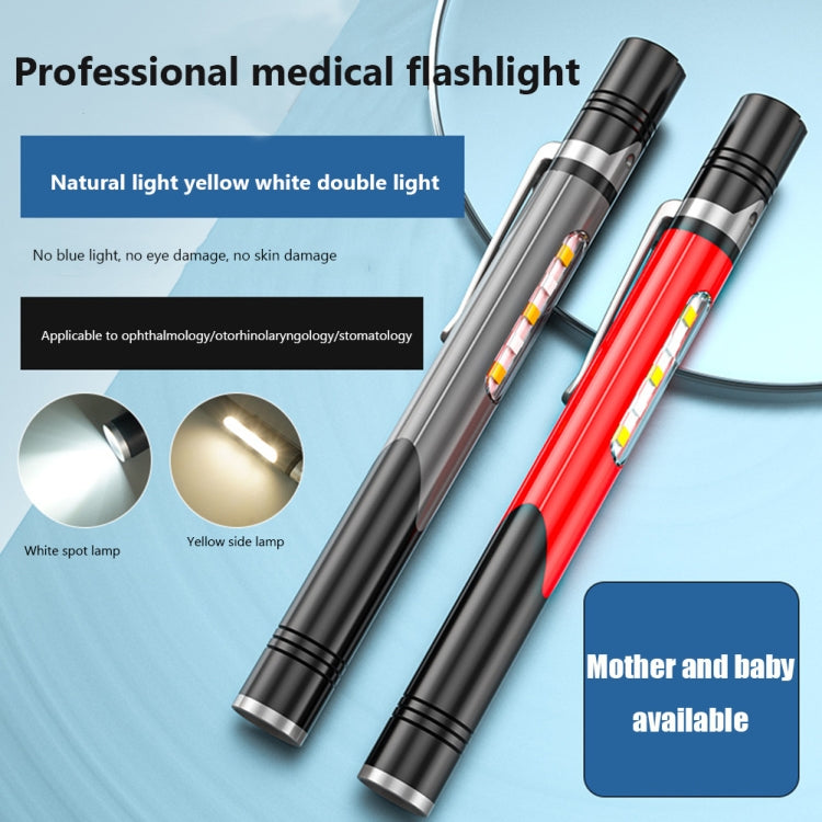 B35 XPG+LED Mini Pen Light Three Light Sources Convenient Flashlights(Grey) - LED Flashlight by PMC TechLife | Online Shopping South Africa | PMC TechLife