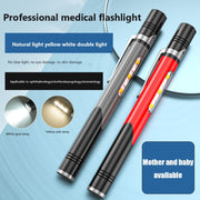 B35 XPG+LED Mini Pen Light Three Light Sources Convenient Flashlights(Grey)