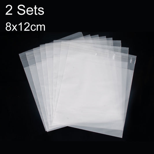 2 Sets CPE Matte Self -Sealed Bag Data Cable Phone Case Packaging Bag, Size: 8x12cm - free shipping - PMC Jewellery - Order now!