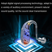 EN-T201A Digital Machine Elderly Charging Hearing Aid Sound Amplifier(Black)